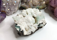 Load image into Gallery viewer, 2.5&quot; Green Apophyllite Heulandite Zeolite Cluster
