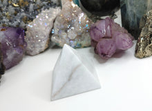 Load image into Gallery viewer, 2&quot; White Onyx Stone Crystal Pyramid
