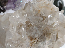 Load image into Gallery viewer, 5-5.5" Clear Quartz Crystal Cluster
