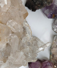 Load image into Gallery viewer, 5-5.5" Clear Quartz Crystal Cluster
