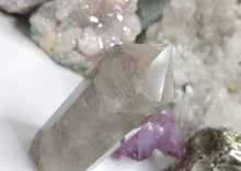 Load image into Gallery viewer, Fluorite Smokey Quartz Crystal Pillar Tower
