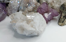Load image into Gallery viewer, 3&quot; Clear &amp; Smokey Quartz Crystal Cluster
