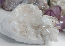 Load image into Gallery viewer, 3&quot; Clear &amp; Smokey Quartz Crystal Cluster
