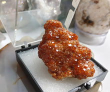Load image into Gallery viewer, 1.5&quot; Rare Fujian Province of China Garnet Crystal in Display Case
