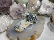 Load image into Gallery viewer, 3" Bulgarian Sphalerite Quartz Galena Pyrite Crystal
