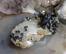 Load image into Gallery viewer, 3" Bulgarian Sphalerite Quartz Galena Pyrite Crystal
