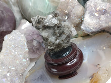 Load image into Gallery viewer, 2&quot; Rare Black Calcite Mineral Crystal on Stand
