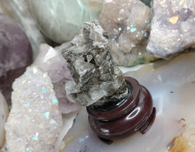 Load image into Gallery viewer, 2&quot; Rare Black Calcite Mineral Crystal on Stand
