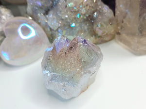 1.5" Angel Aura Amethyst Crystal Point
