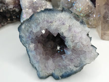Load image into Gallery viewer, 4.5&quot; Amethyst Quartz Crystal Geode
