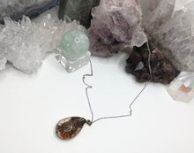Load image into Gallery viewer, Rutilated Garden Quartz Lodolite Crystal Necklace
