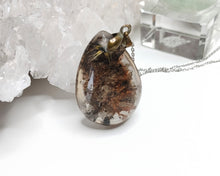 Load image into Gallery viewer, Rutilated Garden Quartz Lodolite Crystal Necklace
