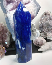 Load image into Gallery viewer, 10.5&quot; Volcano Smelt Quartz Crystal Pillar Tower
