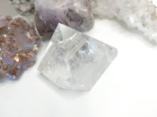 Load image into Gallery viewer, Sheen Clear Quartz Crystal Pyramid (chipped corner)
