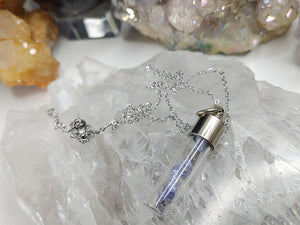 Rare Tanzanite Crystal Necklace