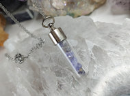 Rare Tanzanite Crystal Necklace