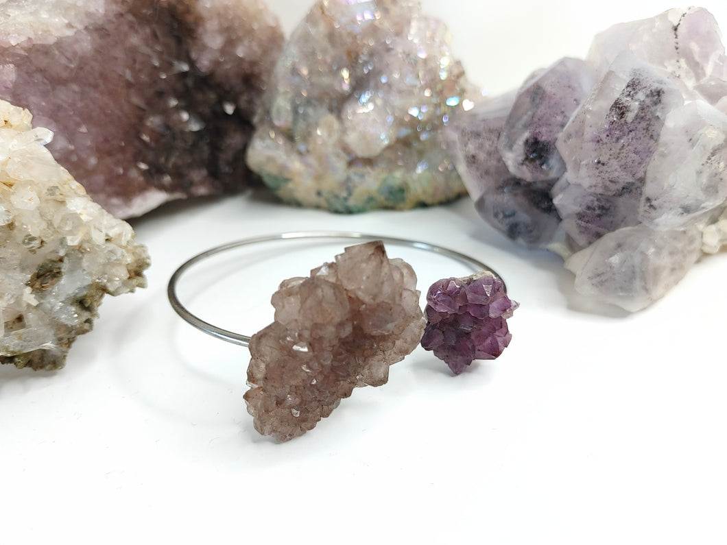Thunder Bay Amethyst Crystal Bracelet