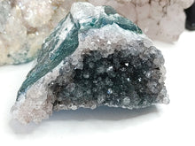 Load image into Gallery viewer, Rare Amethyst Green Agate Crystal Cluster
