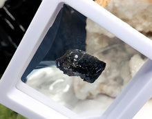 Load image into Gallery viewer, 1&quot; Rare Andradite Black Garnet in Display Case

