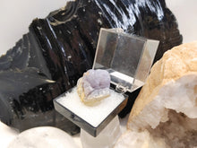 Load image into Gallery viewer, 1&quot; Botryoidal Purple Fluorite Crystal in Display Case RARE
