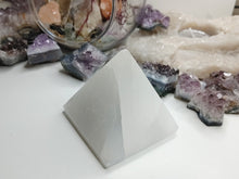 Load image into Gallery viewer, 2.5&quot; Selenite Crystal Pyramid

