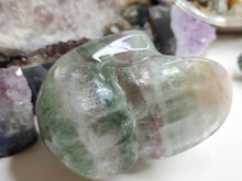 Load image into Gallery viewer, 2.5&quot; Rainbow Fluorite Crystal Skull
