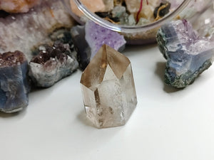1.5" Rainbow Phantom Smokey Quartz Crystal Point