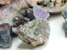 Load image into Gallery viewer, 1.5&quot; Green Tourmaline Crystal in Quartz Matrix
