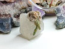 Load image into Gallery viewer, 1.5&quot; Green Tourmaline Crystal in Quartz Matrix
