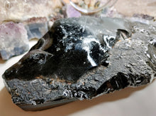Load image into Gallery viewer, 7" Black Obsidian Volcanic Glass Sculpture
