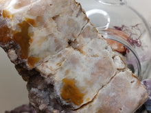 Load image into Gallery viewer, 6&quot; Druzy Pink Amethyst Crystal Cluster on Stand
