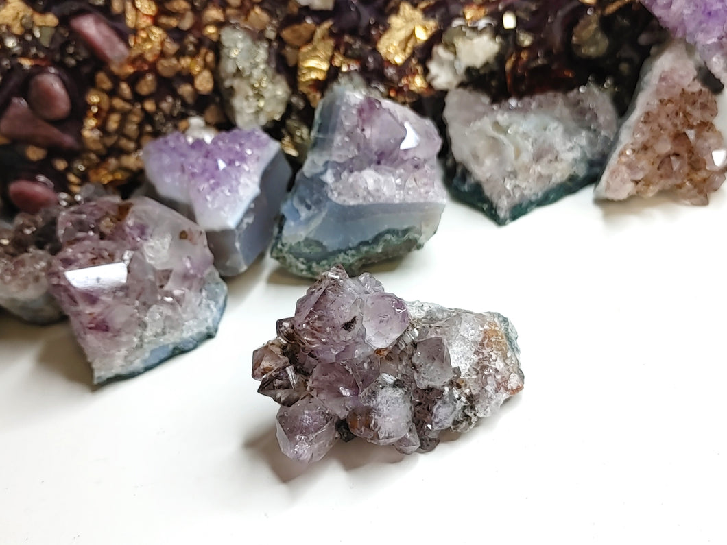 Smokey Amethyst Crystal Cluster