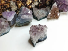 Load image into Gallery viewer, Amethyst &amp; Hematite Crystal Cluster
