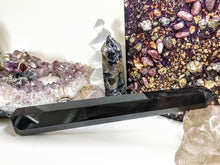 Load image into Gallery viewer, 8.5" Black Obsidian Crystal Pillar Tower
