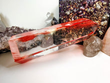 Load image into Gallery viewer, 9.5" Volcano Smelt Quartz Crystal Pillar Tower
