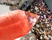 Load image into Gallery viewer, 9.5" Volcano Smelt Quartz Crystal Pillar Tower
