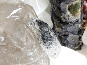 Sichuan Rainbow Quartz Crystal (Top Drilled)