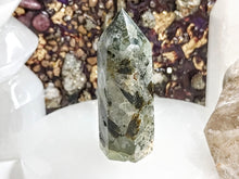 Load image into Gallery viewer, 2.5&quot; Epidote in Prehnite Crystal Pillar Tower

