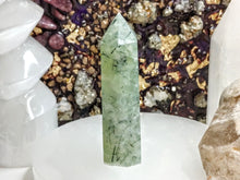 Load image into Gallery viewer, 2.5&quot; Epidote in Prehnite Crystal Pillar Tower
