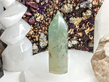 Load image into Gallery viewer, 2.5&quot; Epidote in Prehnite Crystal Pillar Tower
