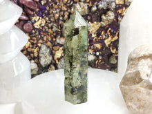 Load image into Gallery viewer, 2.5&quot; Epidote in Prehnite Crystal Pillar Tower
