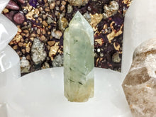 Load image into Gallery viewer, 2.5&quot; Epidote in Prehnite Crystal Pillar Tower
