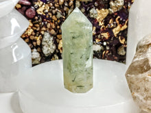 Load image into Gallery viewer, 2.5&quot; Epidote in Prehnite Crystal Pillar Tower
