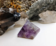 Rainbow Amethyst Crystal Pyramid