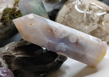 Load image into Gallery viewer, 3&quot; Flower Agate Crystal Pillar Tower
