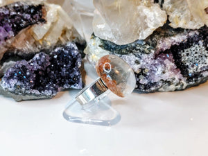 Lodolite Garden Quartz Crystal Ring