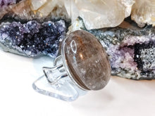 Load image into Gallery viewer, Rutilated Smokey Quartz Crystal Ring
