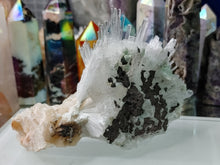 Load image into Gallery viewer, 4" Scolecite &amp; Stillbite Crystal Cluster
