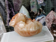 Orange Stilbite Crystal Cluster