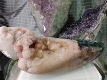 Load image into Gallery viewer, 8&quot; Druzy Botryoidal Pink Amethyst Crystal Cluster
